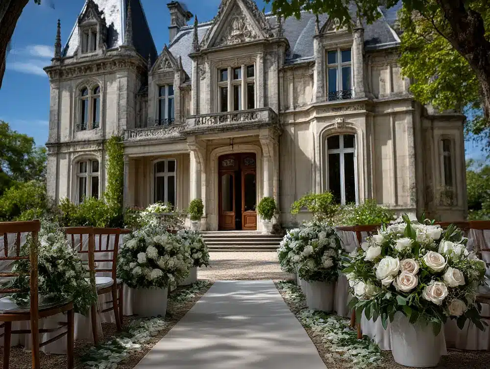 Organisation mariage chateau hélécine